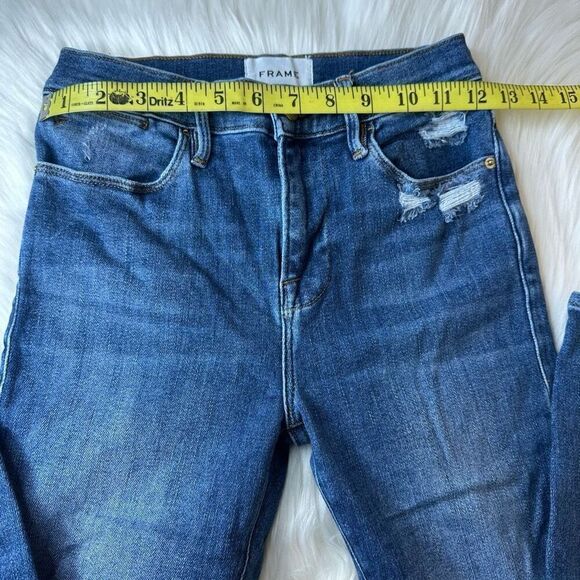 Frame Denim Le High Skinny Jeans Size 25 - Picture 8 of 10